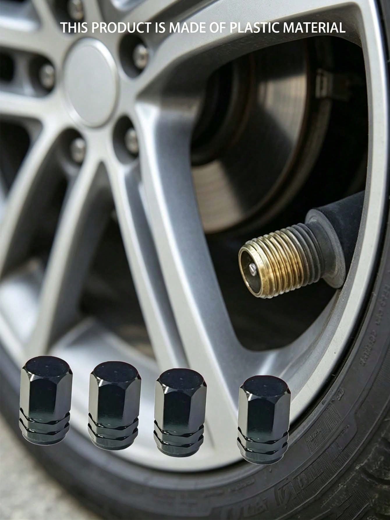 4pcs Car Tire Valve Stem Caps Accessories