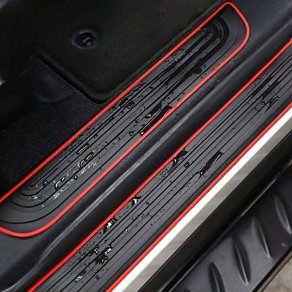 4pcs Flexible Anti-Scratch PVC Car Door Edge Guards Set| Anti-Slip Door Sill Protector Fits All Models, Enhancing Safety And Aesthetics