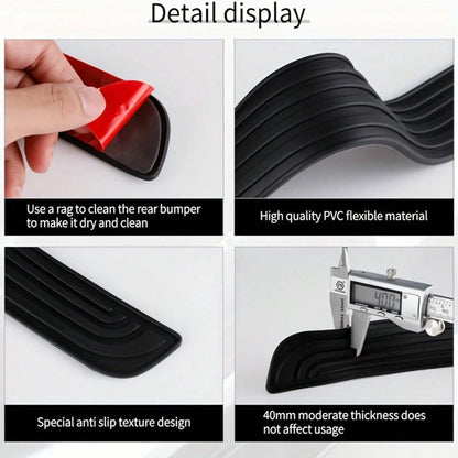 4pcs Flexible Anti-Scratch PVC Car Door Edge Guards Set| Anti-Slip Door Sill Protector Fits All Models, Enhancing Safety And Aesthetics
