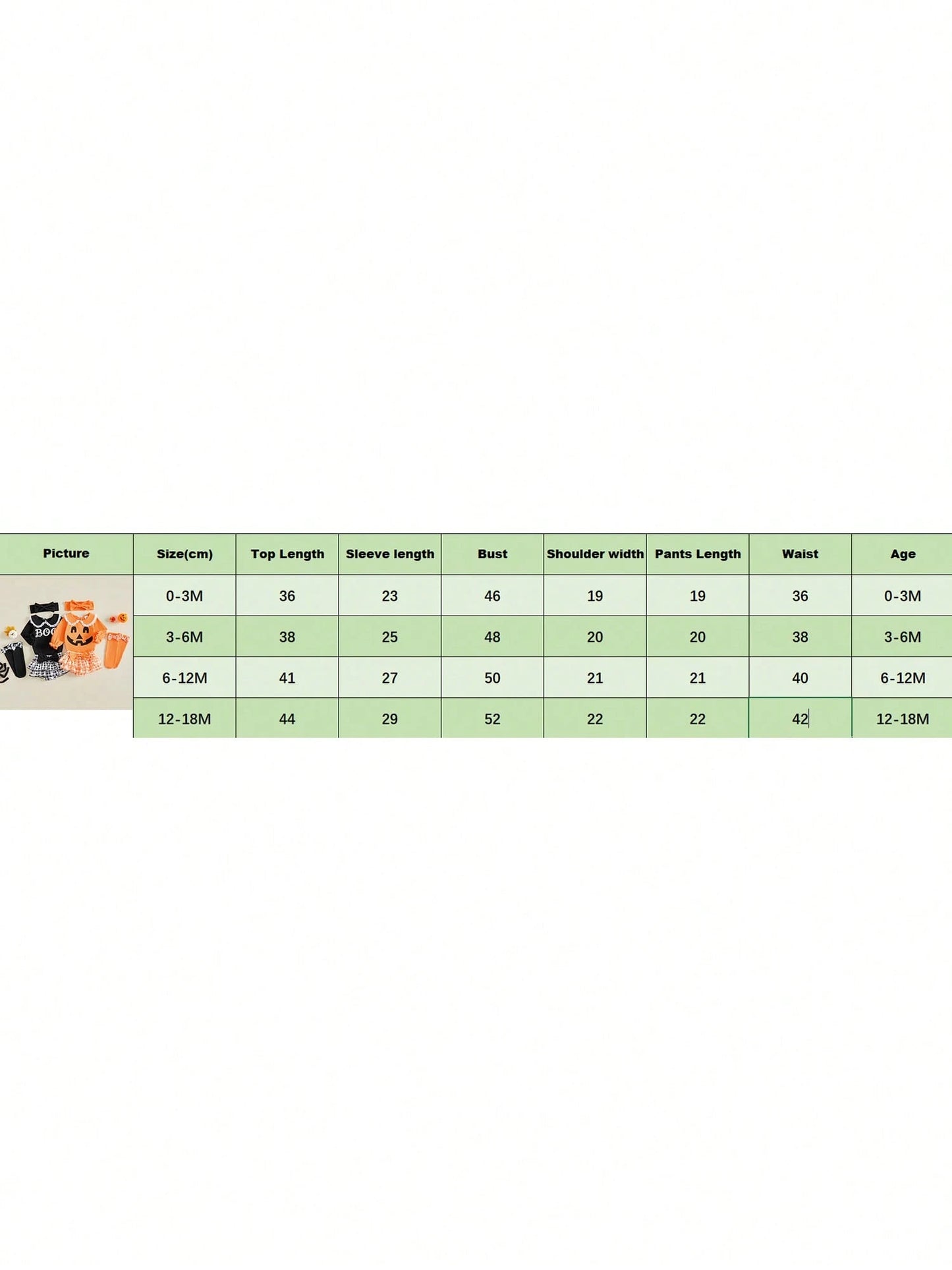 4Pcs Newborn Baby Girl Halloween Clothes Long Sleeve Romper Tops + Ruffles Skort Skirt + Headband + Socks 3M 6M 9M 12M 18M Infant Casual Skirt Set