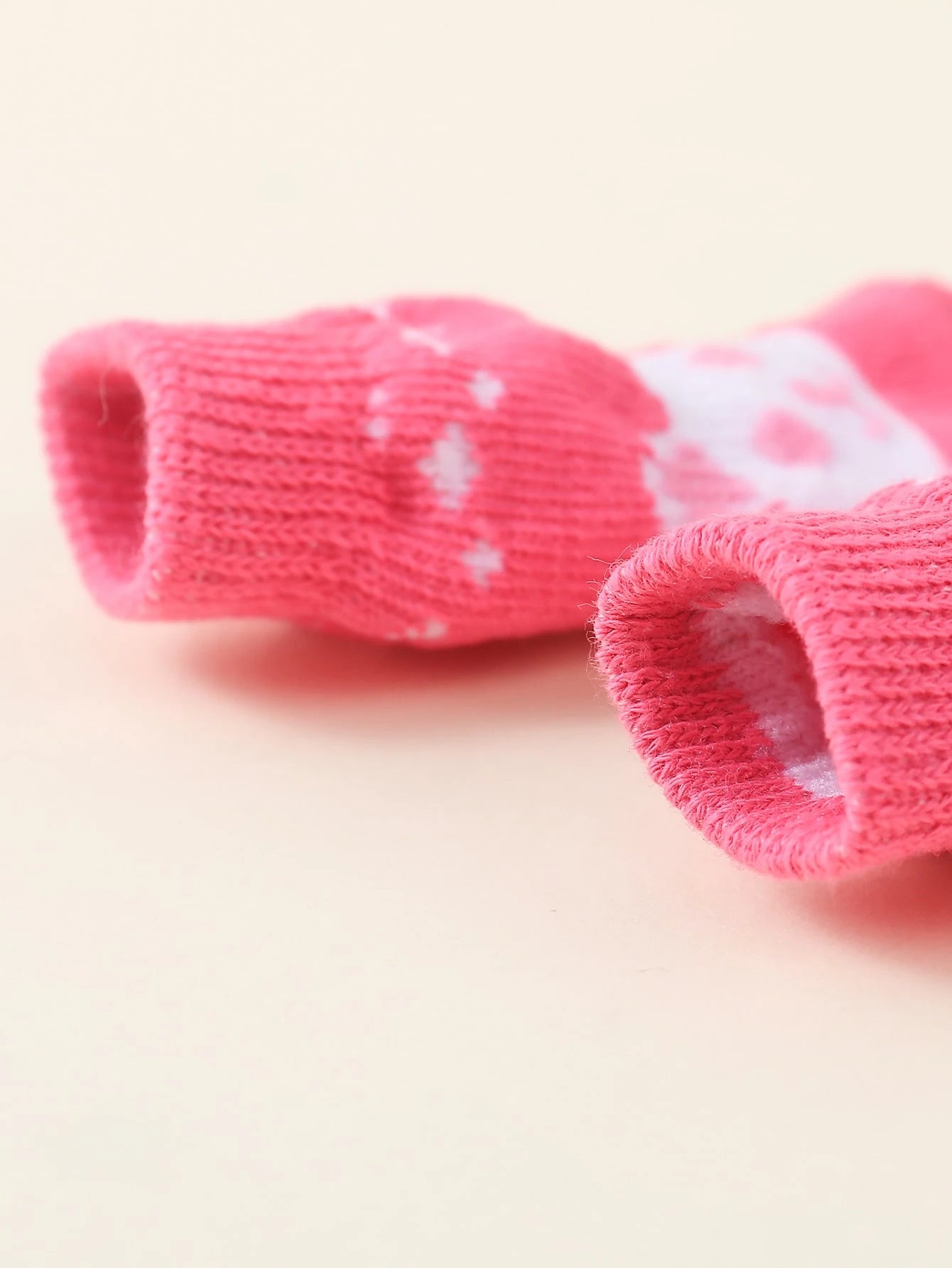 4pcs Pet Cute Socks, Dog Shoes Socks, Cat Paw Protectors, Anti-Scratch Furniture, Warm For Autumn/Winter, Outdoor Wearable, Anti-Slip & Breathable