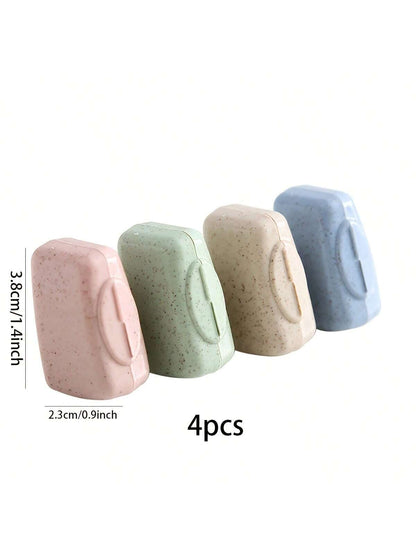4pcs Portable Travel Toothbrush Case Set, Waterproof Toothbrush Storage Organizer