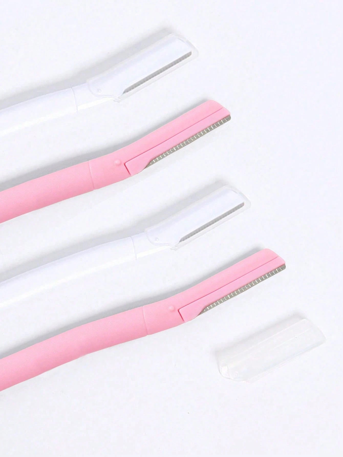 4pcs Professional Eyebrow Razors, Anti-Scratch Eyebrow Trimmer Set For Beginners, Unisex Beauty Tools