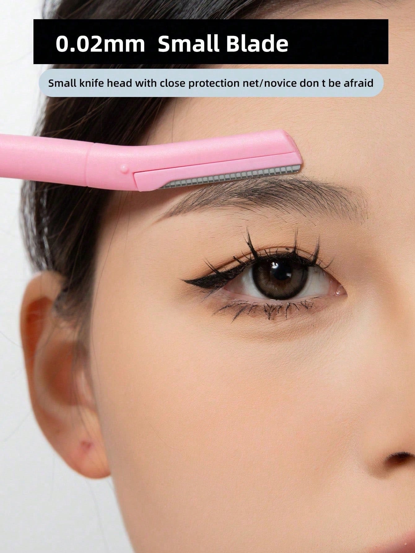 4pcs Professional Eyebrow Razors, Anti-Scratch Eyebrow Trimmer Set For Beginners, Unisex Beauty Tools