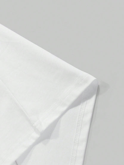 4pcs/Set Men's Undershirt/T-Shirt, Suitable For All Seasons