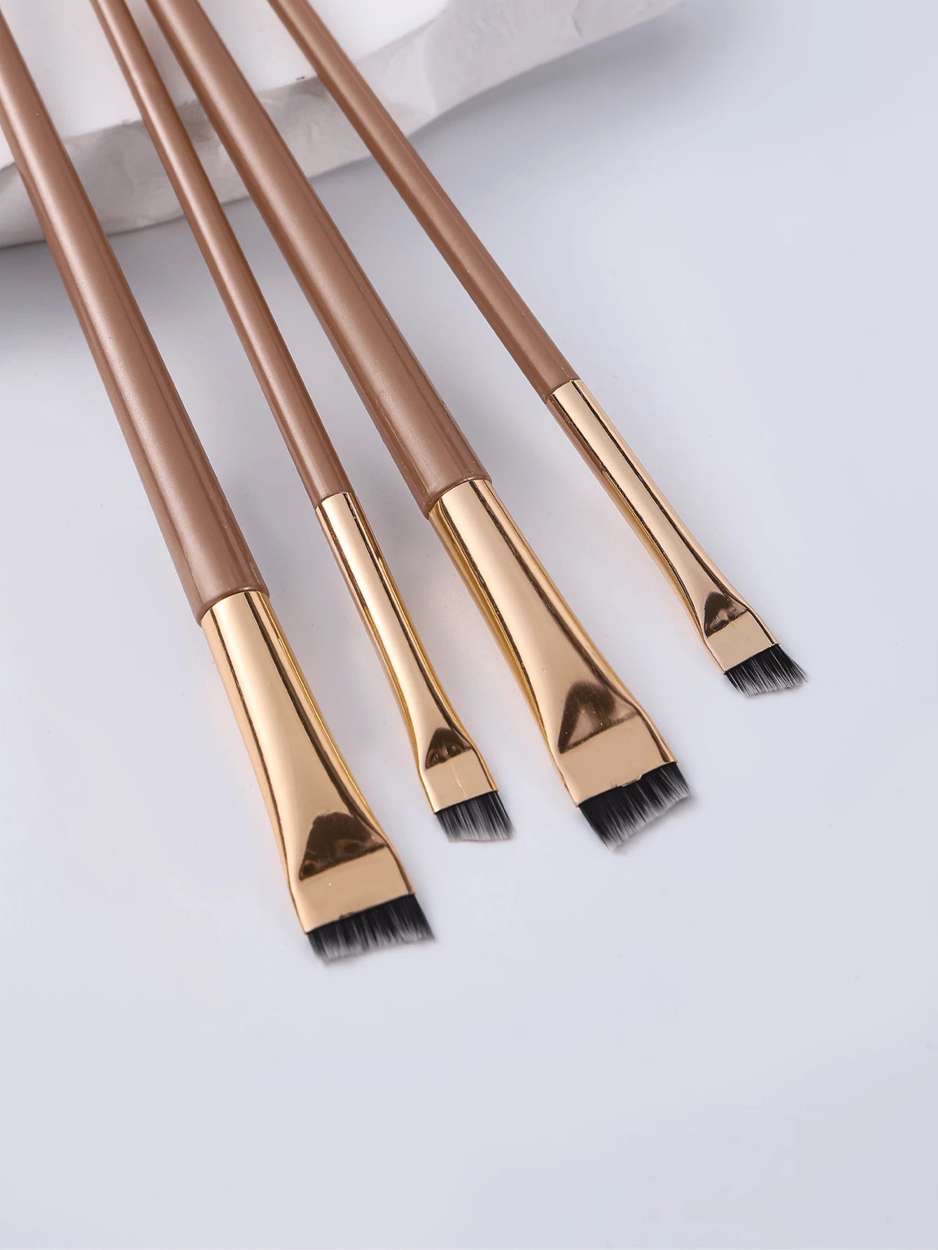 4pcs Upgraded Blade Eyeliner Brush, Thin Angle & Flat Eyebrow Brush, Precision Detailing Brush For Makeup, Eyebrow Brush, Eyeshadow Brush, Brush,Giveaways