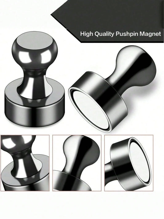 5 10 20 PCS Strong Magnetic Metal Heavy Duty Multi Purpose Black Magnets For Whiteboard Fridge Home Office Organization DIY Crafts Hardware Tools Storage Display Powerful