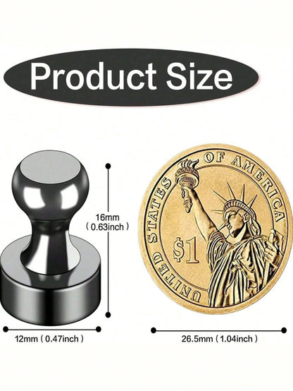 5 10 20 PCS Strong Magnetic Metal Heavy Duty Multi Purpose Black Magnets For Whiteboard Fridge Home Office Organization DIY Crafts Hardware Tools Storage Display Powerful