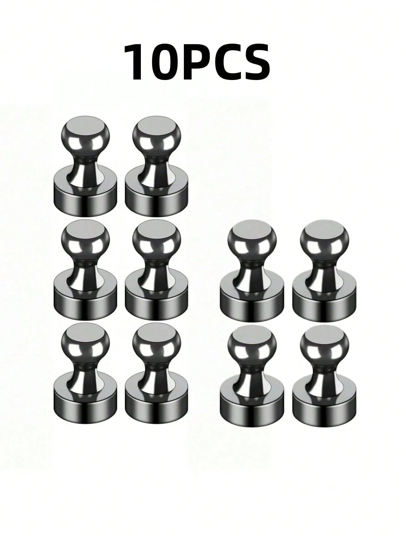 5 10 20 PCS Strong Magnetic Metal Heavy Duty Multi Purpose Black Magnets For Whiteboard Fridge Home Office Organization DIY Crafts Hardware Tools Storage Display Powerful