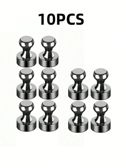 5 10 20 PCS Strong Magnetic Metal Heavy Duty Multi Purpose Black Magnets For Whiteboard Fridge Home Office Organization DIY Crafts Hardware Tools Storage Display Powerful