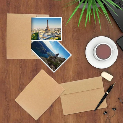 50 Pack Kraft Envelopes,Invitation Envelopes, Envelopes Invitations,Envelopes,Wedding, Shower,Brown Kraft Envelopes Personalize Birthday Party