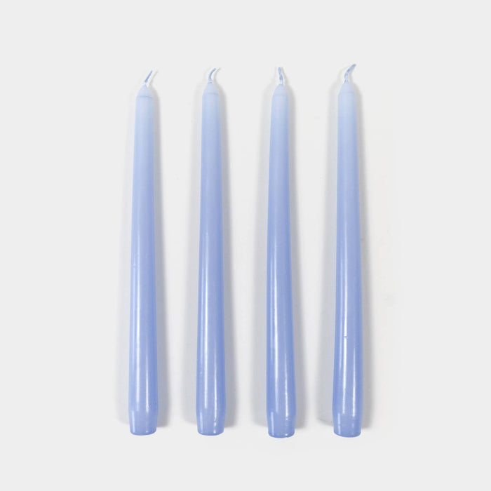 54 Celsius - Taper Candles (4 Pack) - 10" Tall, 8 Hr Burn, Lavender