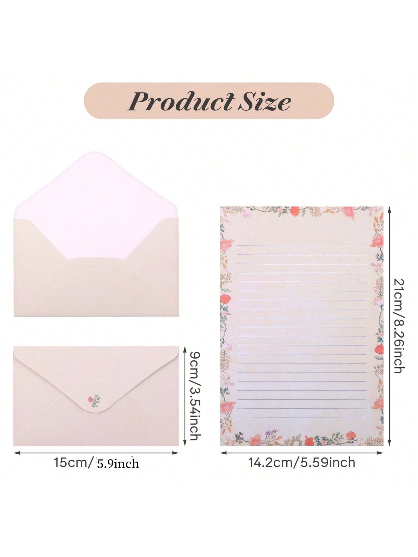 54pcs Animal Theme Stationery Set With Writing Paper & Envelopes, 36 Sheets Of A5 Writing Paper + 18 Envelopes, Cute Stationery Kit Suitable For Love Letters, Invitations, Graduation Ceremony, Greetin