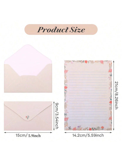 54pcs Animal Theme Stationery Set With Writing Paper & Envelopes, 36 Sheets Of A5 Writing Paper + 18 Envelopes, Cute Stationery Kit Suitable For Love Letters, Invitations, Graduation Ceremony, Greetin