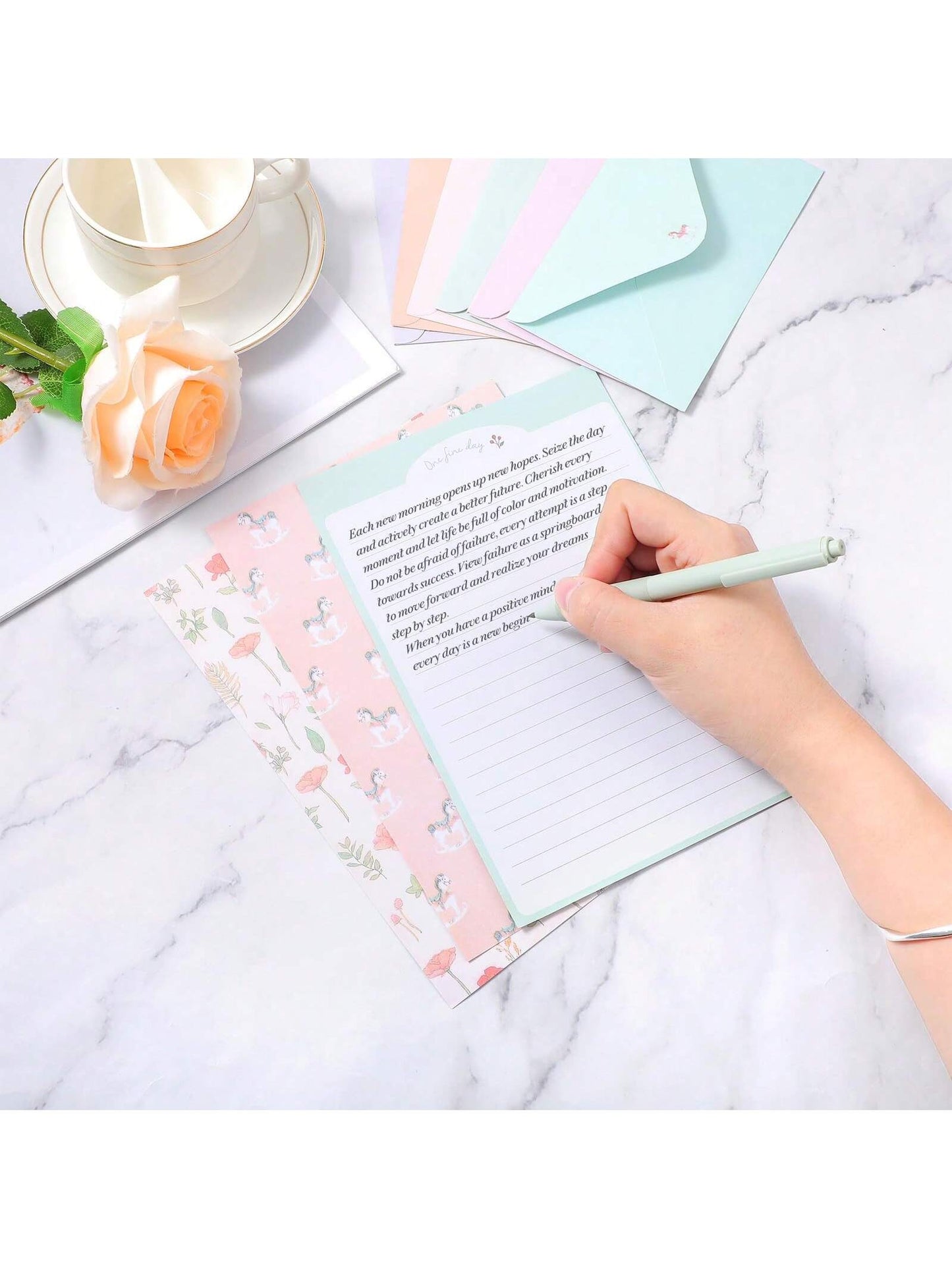 54pcs Animal Theme Stationery Set With Writing Paper & Envelopes, 36 Sheets Of A5 Writing Paper + 18 Envelopes, Cute Stationery Kit Suitable For Love Letters, Invitations, Graduation Ceremony, Greetin