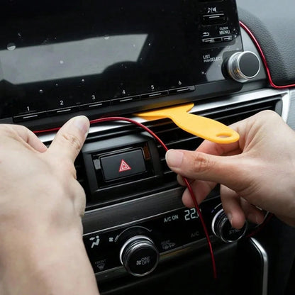 5m Flexible Car Decorative Strip Interior Trim Cover Strip Dashboard Door Edge Car Styling Universal