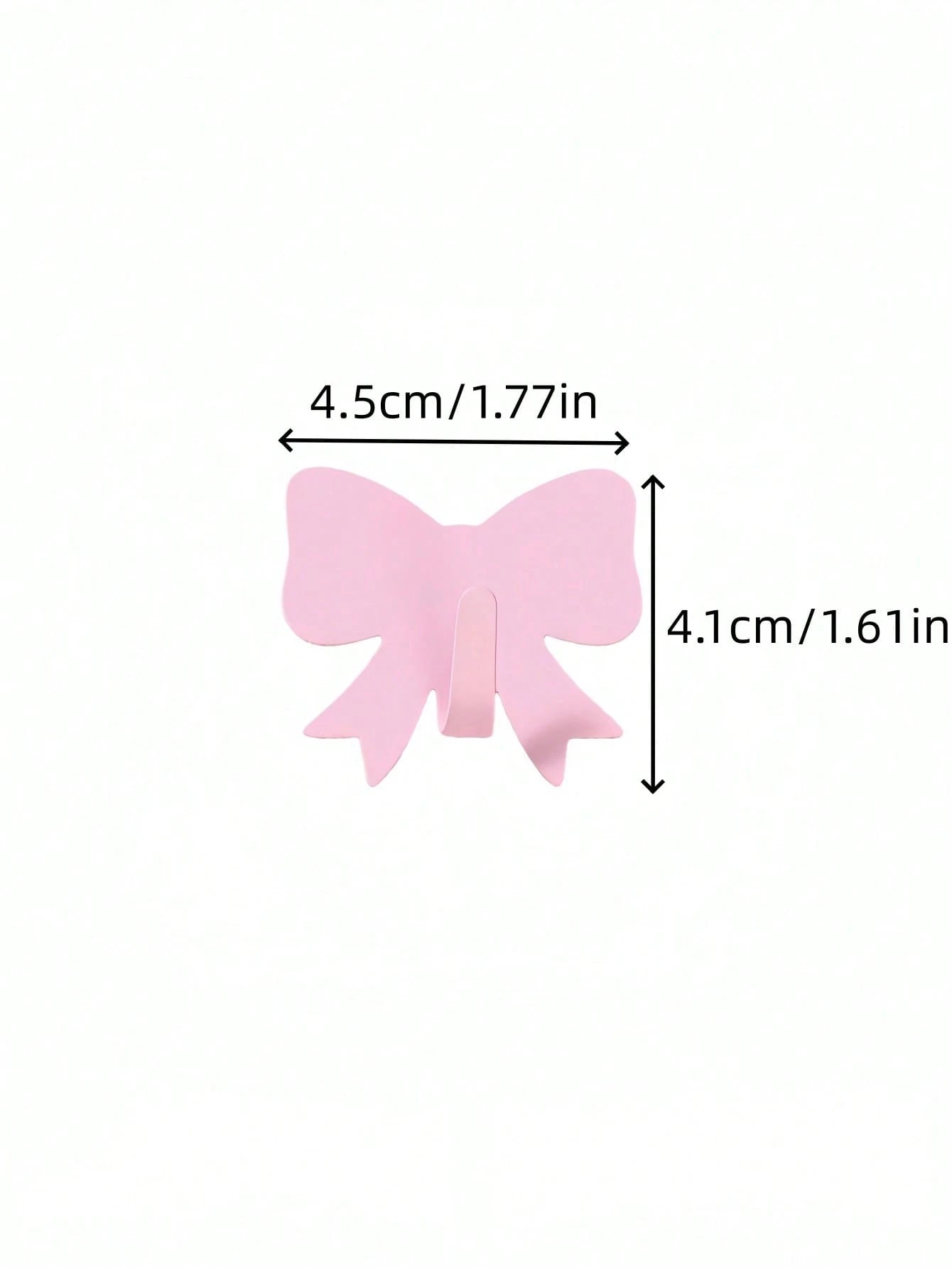 5pcs/10pcs/30PCS/Pack No-Drill Adhesive Bow-Shaped Hooks, Baby Room Wall Storage, Suitable For Living Room And Bedroom Wall Storage