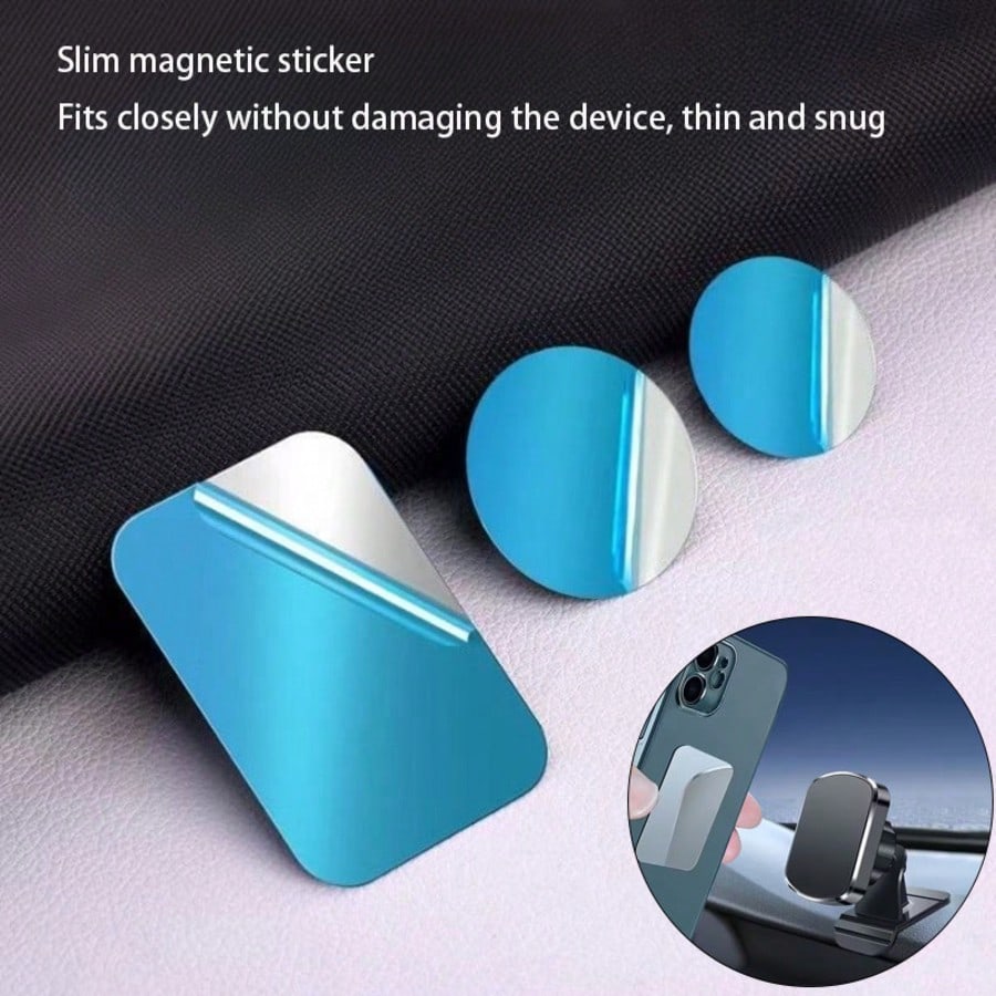 5pcs/20pcs/50pcs Ultra-Thin Round Magnetic Metal Plate With Adhesive For Car Phone Holder