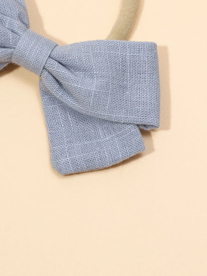 5pcs/Set Popular Cross-Border Baby Bowknot Fine Hair Band (Excluding Paper Card) Love Valentine