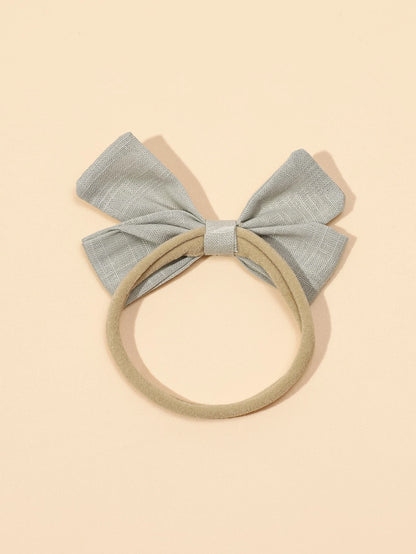 5pcs/Set Popular Cross-Border Baby Bowknot Fine Hair Band (Excluding Paper Card) Love Valentine