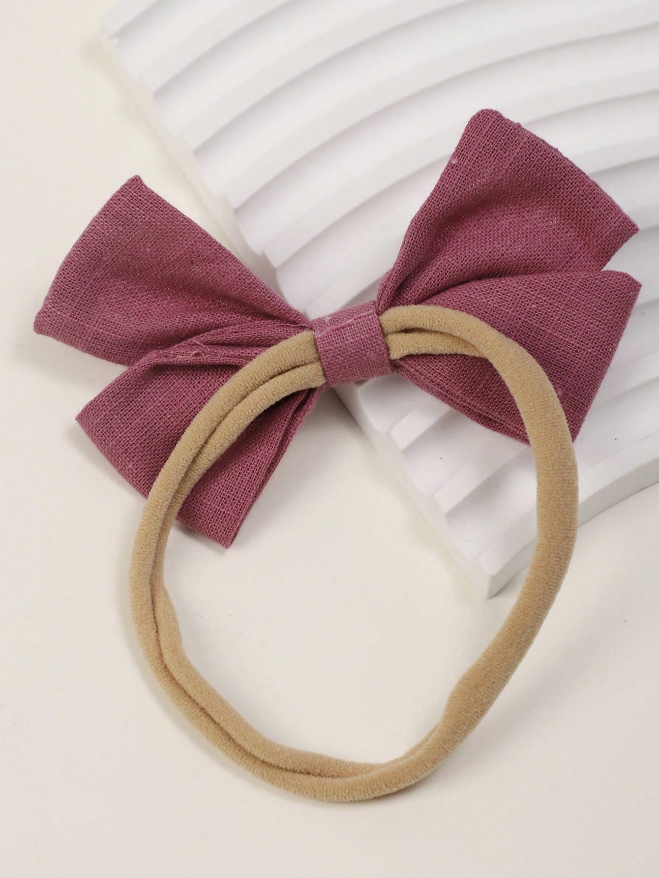 5pcs/Set Popular Cross-Border Baby Bowknot Fine Hair Band (Excluding Paper Card) Love Valentine