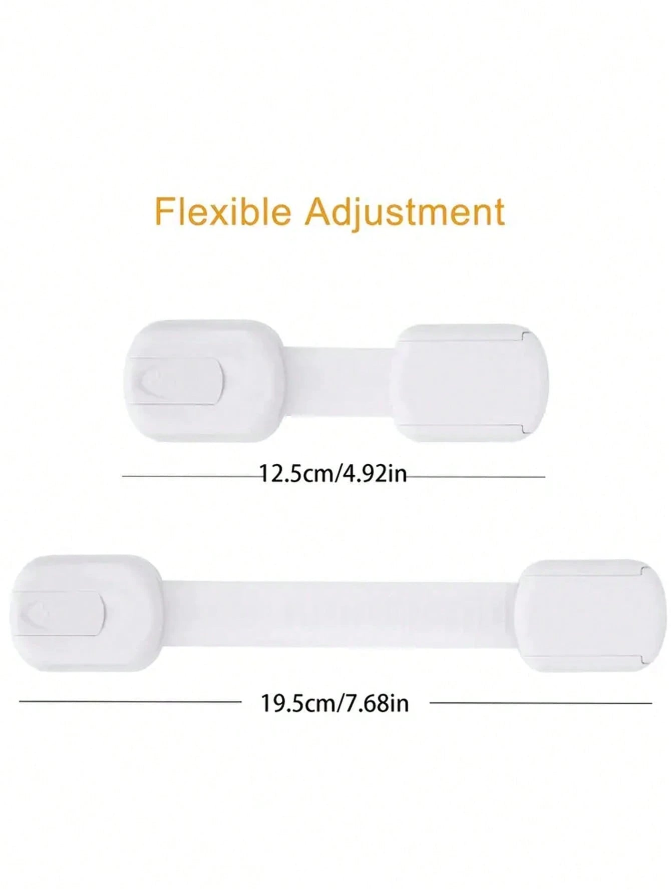 6-15pcs White Lock, Cabinet Door Lock, Drawer Lock, Cabinet Fixed Lock