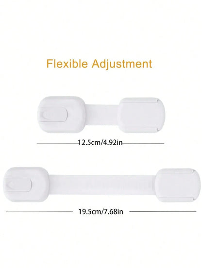 6-15pcs White Lock, Cabinet Door Lock, Drawer Lock, Cabinet Fixed Lock