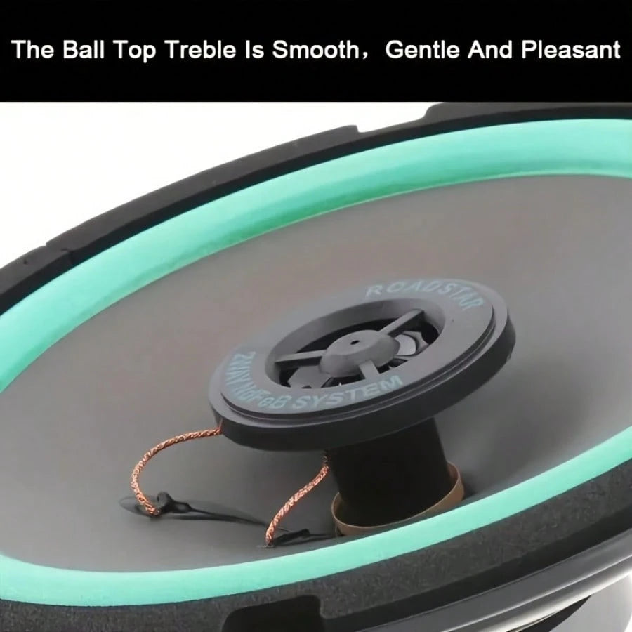 6.5-Inch Car Speaker 160W Hifi Coaxial Subwoofer Universal Car Audio Music Full Frequency Car Stereo Speaker Christmas Gifts, Halloween, Christmas Decorations