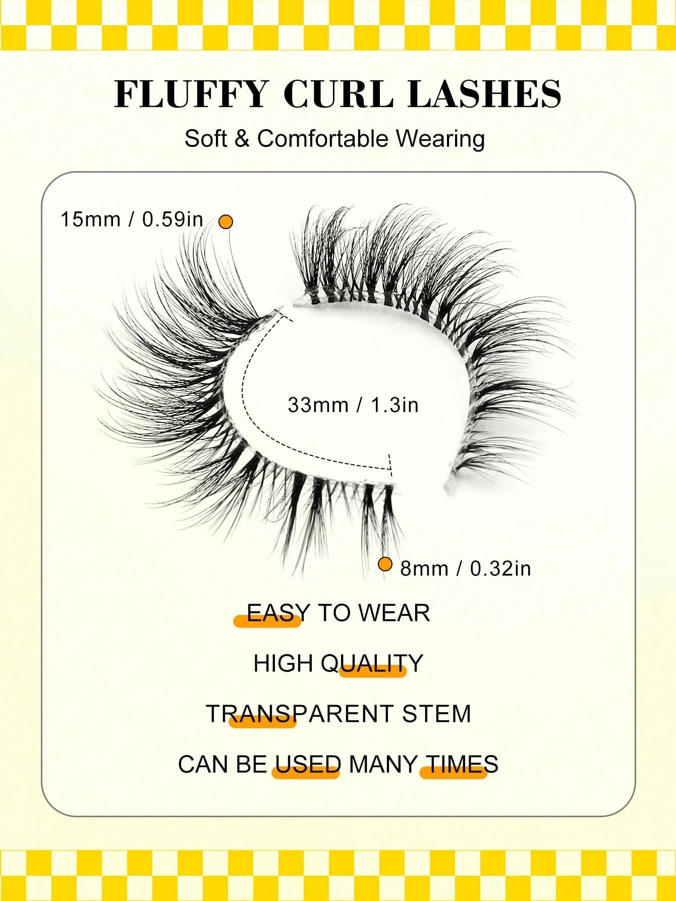 6 Pairs Cat Eye False Eyelashes- Lightweight & Fluffy Faux Mink Lashes, Transparent Lash Band, Natural Look, Reusable, Suitable For Beginners, Comfortable Cartoon Style Lashes, Suitable For Daily Mak