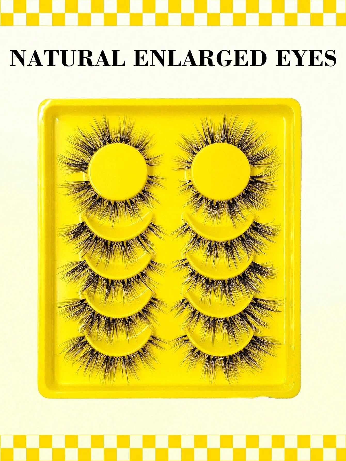 6 Pairs Cat Eye False Eyelashes- Lightweight & Fluffy Faux Mink Lashes, Transparent Lash Band, Natural Look, Reusable, Suitable For Beginners, Comfortable Cartoon Style Lashes, Suitable For Daily Mak