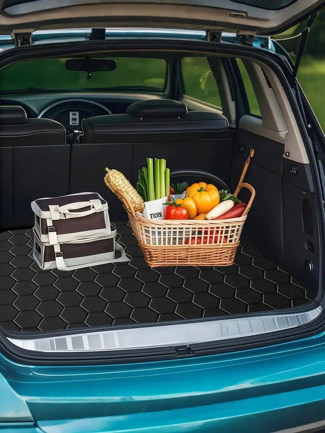 6-Sided Waterproof, Dustproof, Scratch-Resistant Car Trunk Mat- Suitable For SUVs, Sedans And Hatchbacks- Non-Slip Base, Durable And Easy To Clean And Maintain