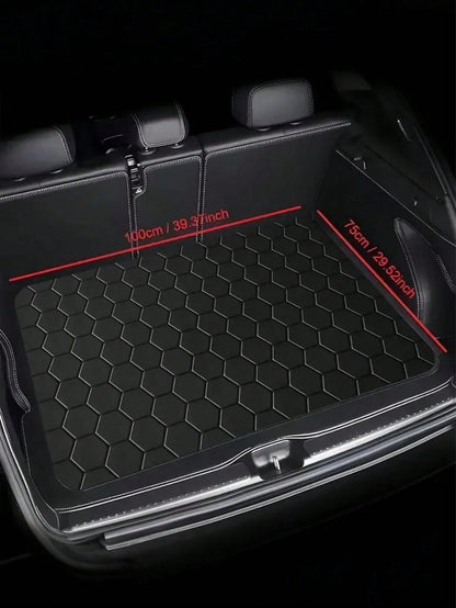 6-Sided Waterproof, Dustproof, Scratch-Resistant Car Trunk Mat- Suitable For SUVs, Sedans And Hatchbacks- Non-Slip Base, Durable And Easy To Clean And Maintain