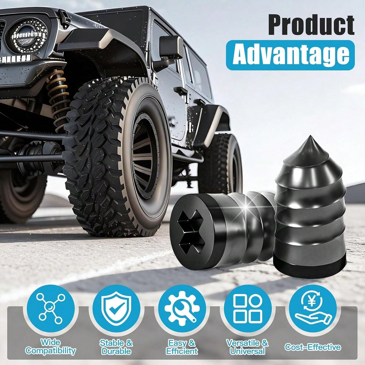 60 Pcs Tire Repair Screws, Tire Patch Kit, Screw In Tire Plugs,Quick Tool Tire Plugs, Self Service Tire Repair Rubber Nail Kit For Patching Punctures In Vacuum Tires Of Cars, Motorcycles(60)