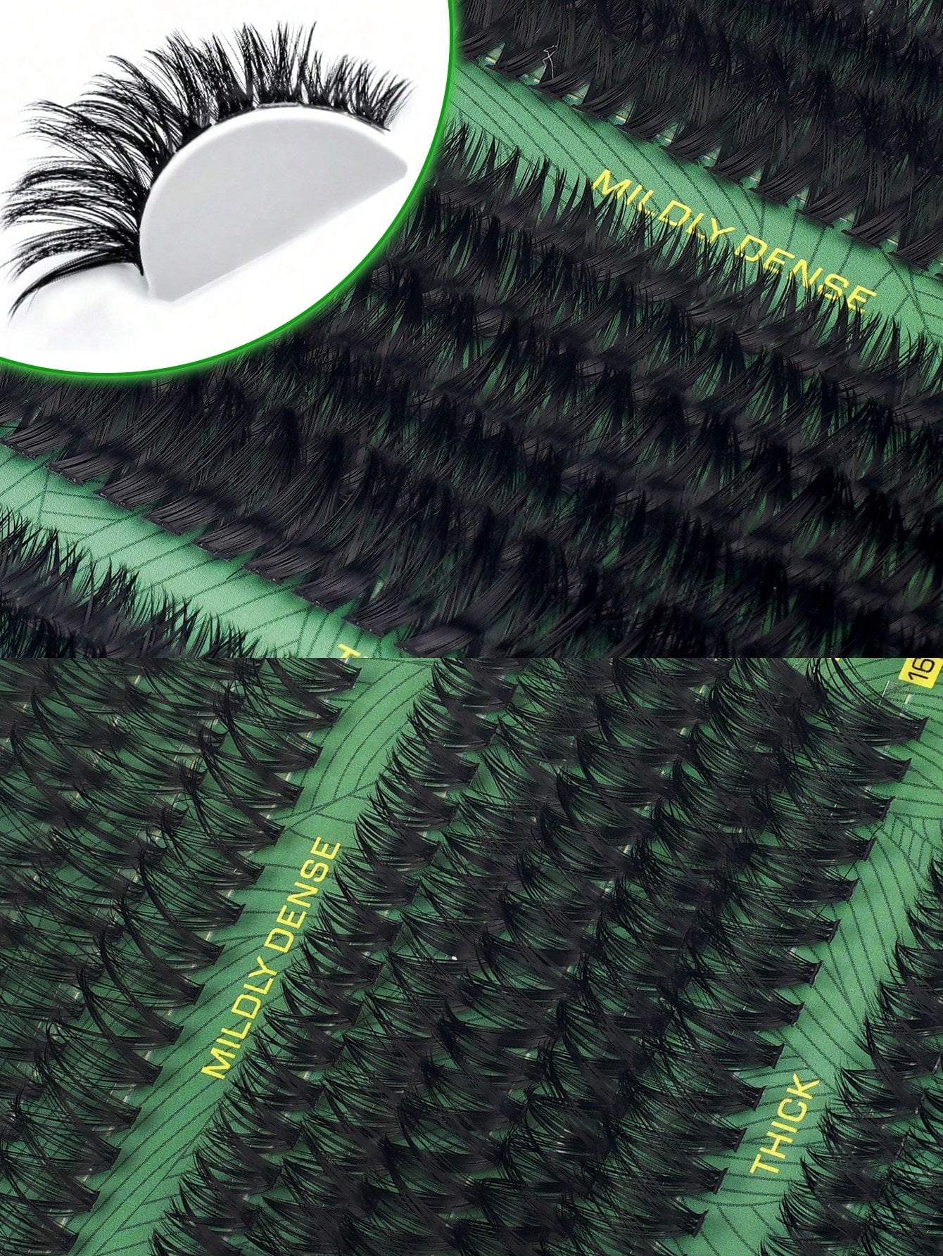 600/570/300/290/270pcs DD Curl Individual False Eyelashes, High Volume Lash Book, Beginner-Friendly, Soft & Fluffy, Creates Natural Look, Easy DIY Segmented False Lashes At Home, Long-Lasting & Dense