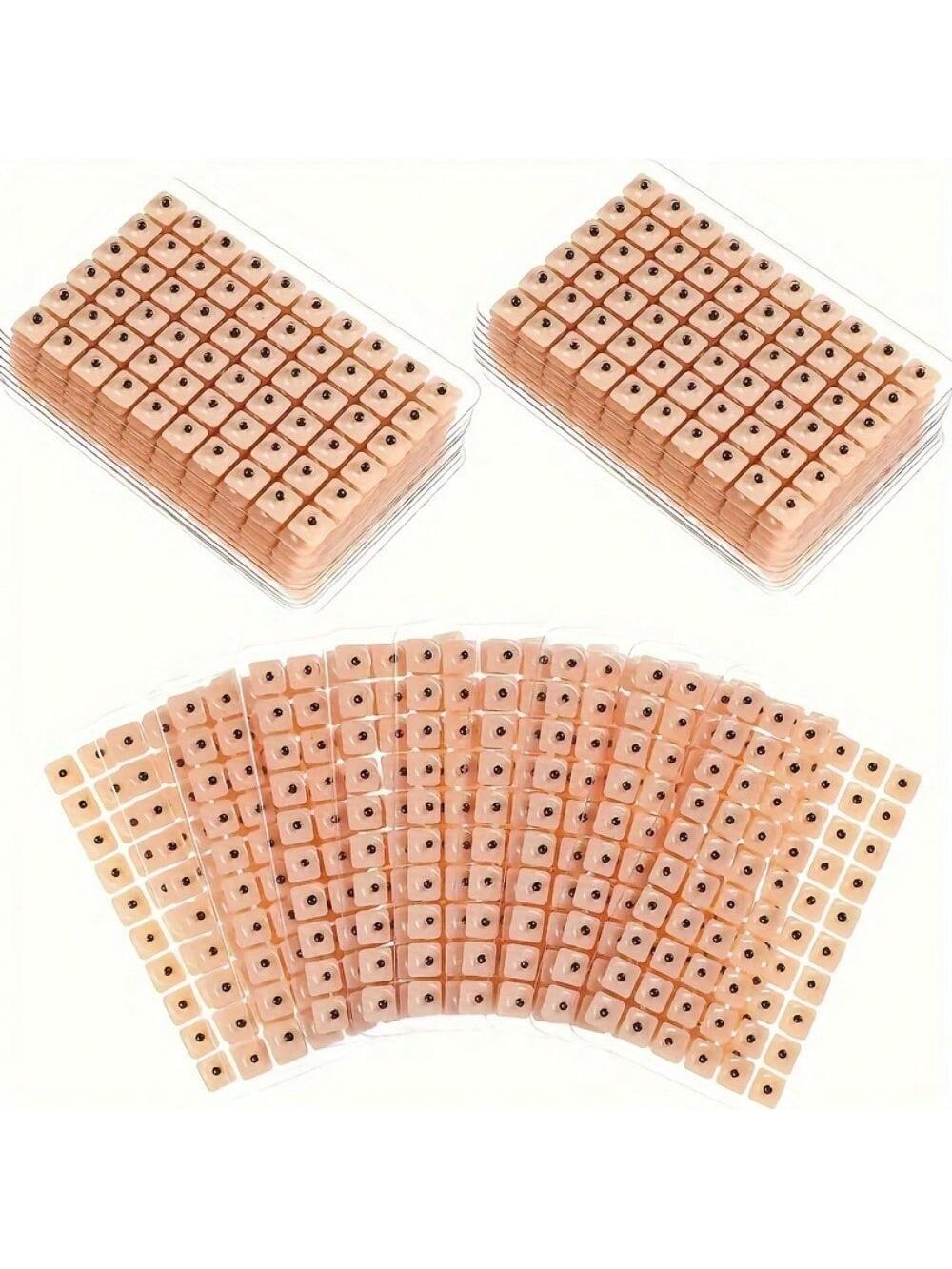 600pcs/Bag Relaxation Ears Stickers Ear Vaccaria Seeds Patches Ear Massage Press Seeds Health Care