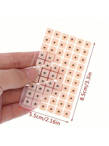 600pcs/Bag Relaxation Ears Stickers Ear Vaccaria Seeds Patches Ear Massage Press Seeds Health Care