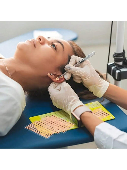 600pcs/Bag Relaxation Ears Stickers Ear Vaccaria Seeds Patches Ear Massage Press Seeds Health Care