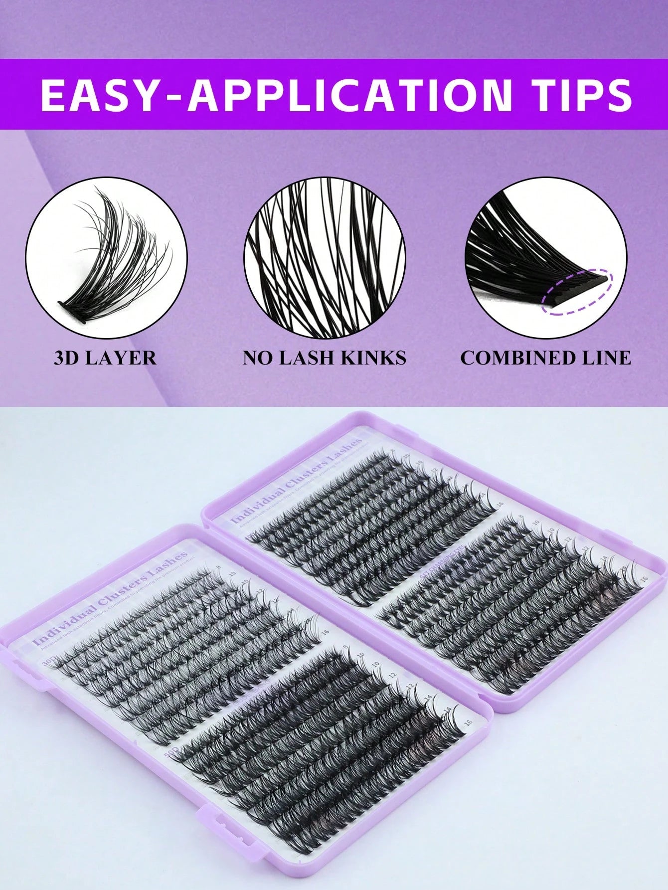 640 DIY Faux Mink Lash Clusters, D-Curl,8-16mm Mixed Lengths, Brightening Eyes For All Makeup. Pick Glue, Remover, Tweezers As Needed. Lightweight, Reusable & Cost-Effective, Beginner-Friendly For Dai
