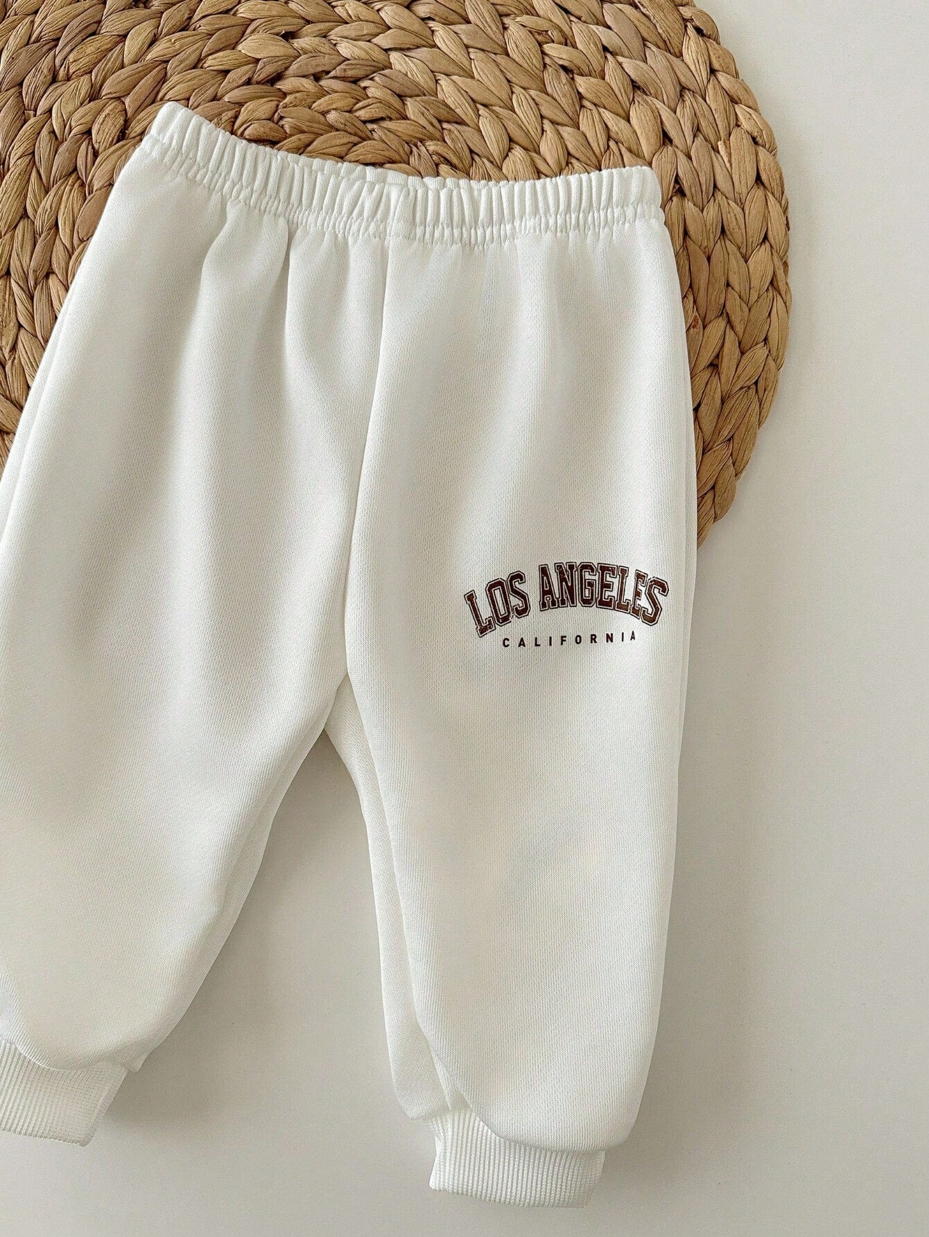 6pcs/Set Baby Girl Cute Letter Print Long Sleeve Sweatshirt And Elastic Waist Pants, Autumn/Winter