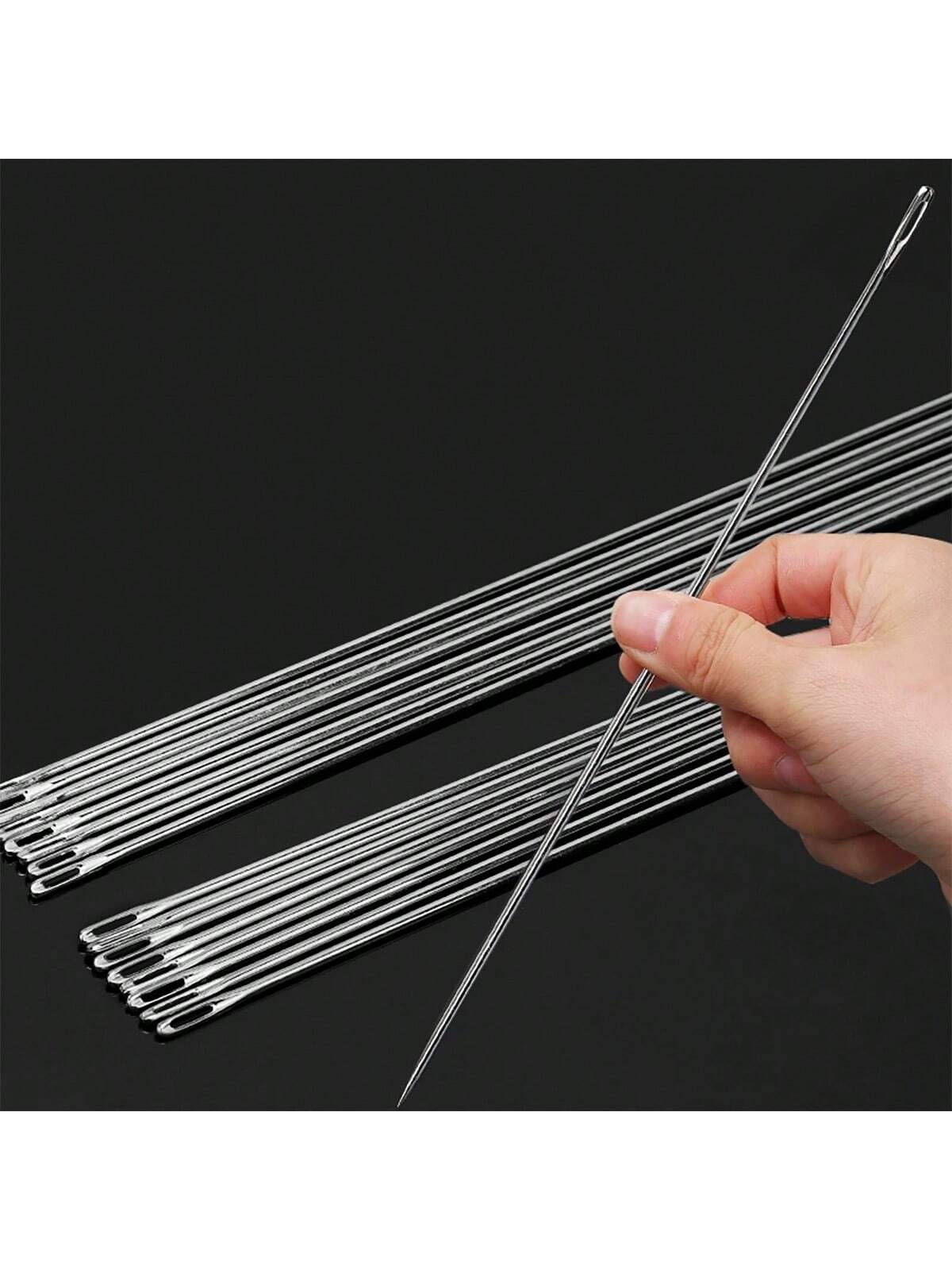 8pcs/Pack Extra Large Eyed Needles, Professional Home Decor Needles For Sewing, Embroidery And Knitting