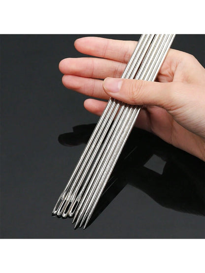 8pcs/Pack Extra Large Eyed Needles, Professional Home Decor Needles For Sewing, Embroidery And Knitting
