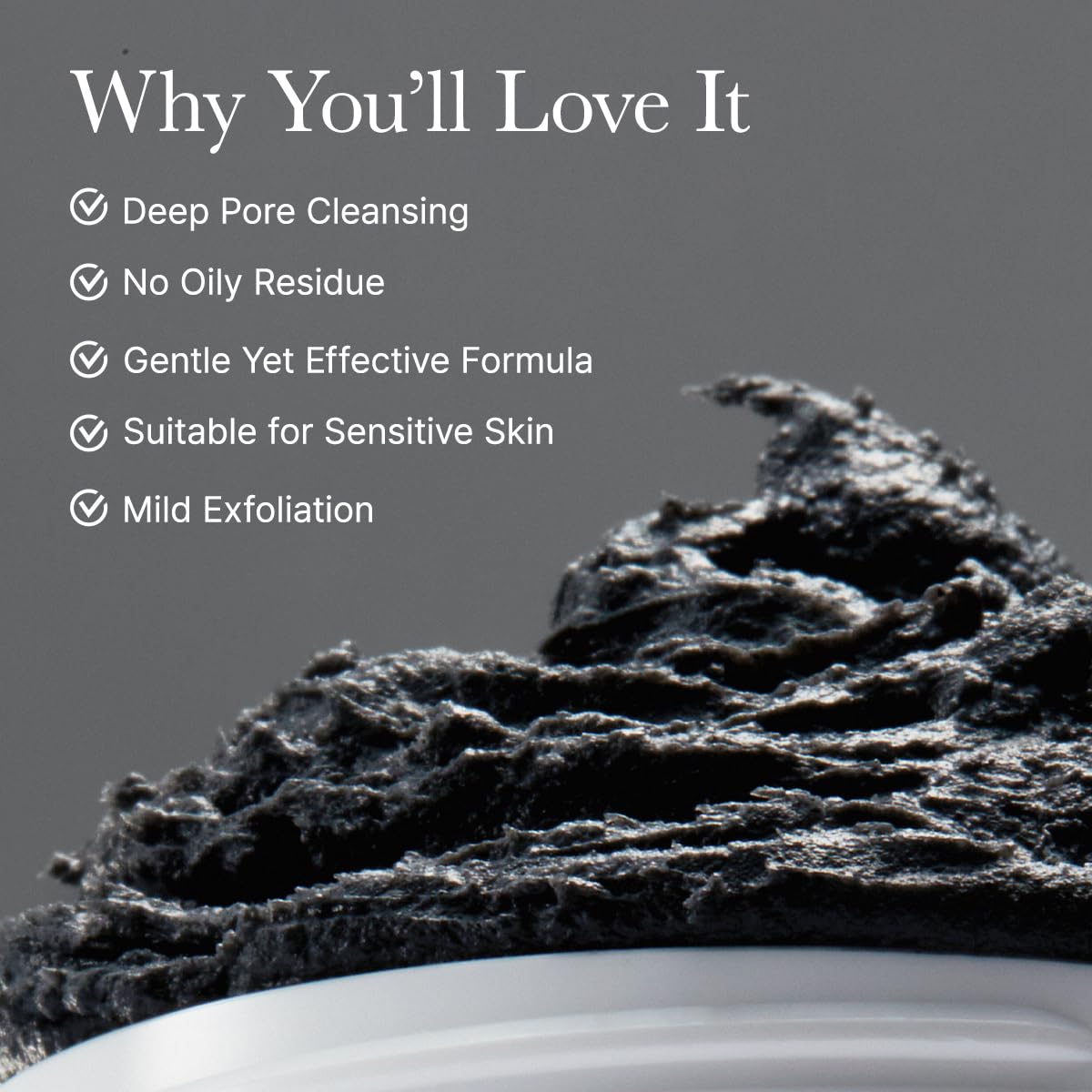 Arencia Black Tea Rice Mochi Cleanser