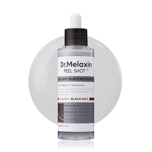 Dr. Melaxin Peel Shot Exfoliating Black Rice Ampoule