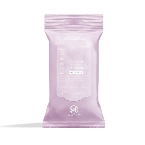 Noshinku Lavendula Nourishing Sanitizing Hand Wipes