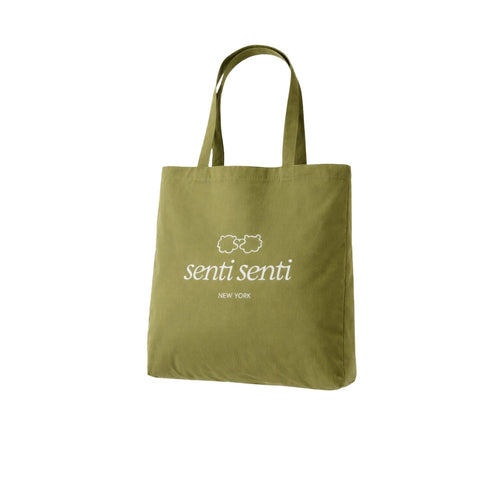 Senti Senti Green Tote Bag