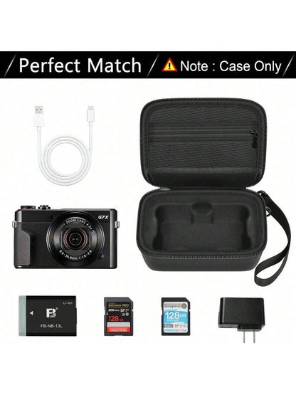 ALKOO PowerShot G7 X Mark III/Mark II Digital Camera Accessory Storage Bag, Holds SD Cards, USB Cables And More, Practical Carrying Case (Packaging Only)