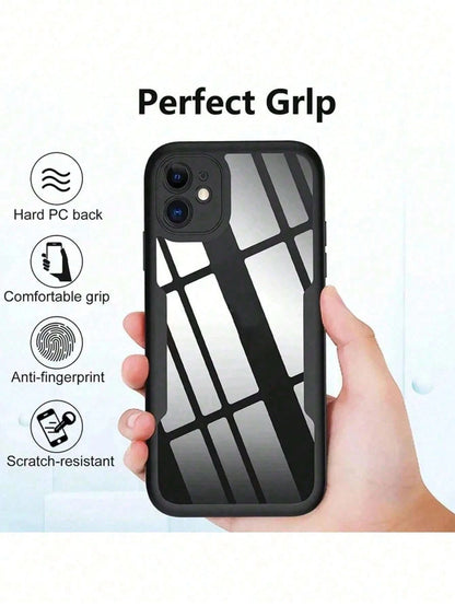 All-Inclusive Integrated Shockproof 1pc 360 Degree Full Body Protective Case Compatible With Iphone 15 14 13 12 11 Pro Max Plus X Xs Xr/ Galaxy S25 S24 S23 S22 S21 S20 Ultra Plus FE Integrated Screen