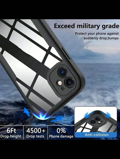 All-Inclusive Integrated Shockproof 1pc 360 Degree Full Body Protective Case Compatible With Iphone 15 14 13 12 11 Pro Max Plus X Xs Xr/ Galaxy S25 S24 S23 S22 S21 S20 Ultra Plus FE Integrated Screen