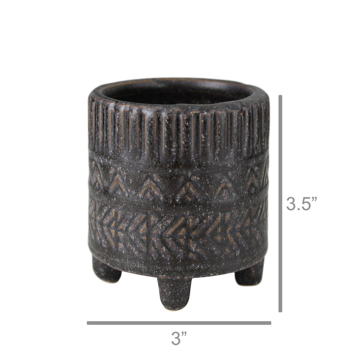 Amari Clay Cachepot, Assorted Sizes