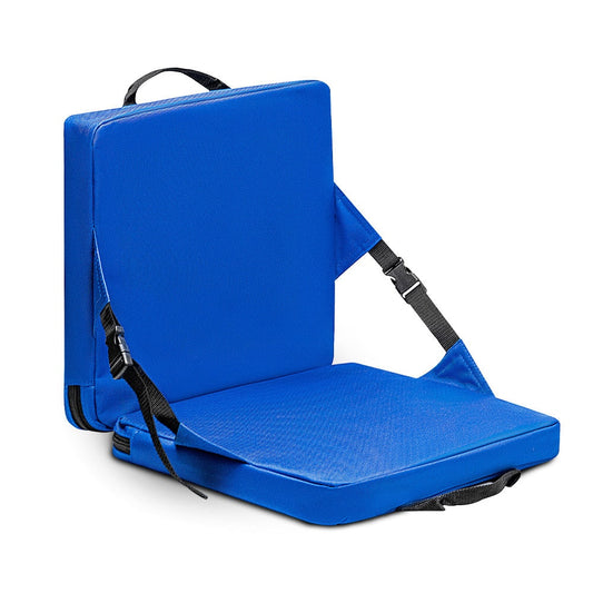 An Outdoor Portable Folding Seat Cushion; Stadium Seat; Portable Chair With Integrated Backrest